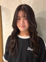 キリ 逗子(kiri)&nbsp;逗子葉山レイヤーカットシースルーバングハッシュカット前髪M255
