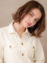 カバーヘア 上尾西口店(COVER HAIR)&nbsp;アンニュイヘア外ハネワンレンゆるふわボブパーマ20代30代W上尾