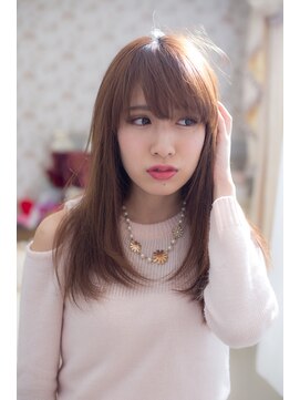 ミエルヘアービジュー(miel hair bijoux) 【miel hair bijoux】抜け感♪柔らかフェアリーストレート