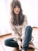 ヘアー センス 高崎店(hair SENSE)&nbsp;マッシュウルフ×透明感☆ノームコアくびれロング