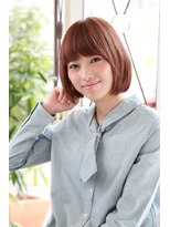 フレイムス ヘアアンドリラックス 東川口店(Frames hair&relax)&nbsp;大人ボブ　小顔　前髪あり
