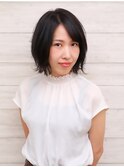 大人ナチュラルショートボブ