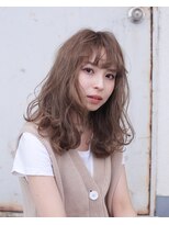 アンドレ ヘア デザイン(Andre Hair Design)&nbsp;【YAMAGUCHI】大人ランダムカール×ミルクティーベージュ