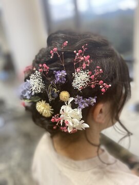 ストレートパーマ専門店 ビタミナポストマン 2020年成人式ヘアー