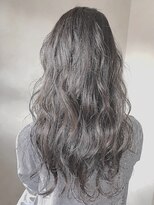 ラフィス ヘアー パーク 枚方2号店(La fith hair park)&nbsp;透明感グレージュ☆ほつれロングスタイル