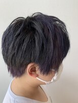 ハグヴィアン(HUG BIEN)&nbsp;ブルーブラック×ラベンダー