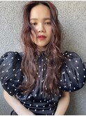 LuTa☆吉祥寺ニュアンスカール×ピンクベージュ