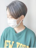 【morio原宿】センターパート　刈上げハンサムショート　