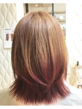 リトルフェイスウノ 新越谷西口駅前店(little face UNO) 個性的ウルフスタイル