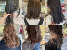 《stylist miyabi》愛され女子になりたい人はダメージ80%を抑えたアディクシーカラーで透明暗髪淡色colorへ