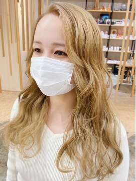 エガク(egaku) ハイトーンブロンドロング