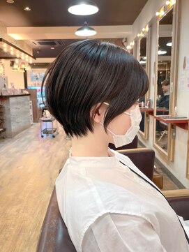 エイト プラット 渋谷2号店(EIGHT plat) コンパクトショートボブ アースカラー 9/16