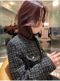 【Lond robin】伊藤ガク ボブ韓国外ハネくびれレイヤーワンホン