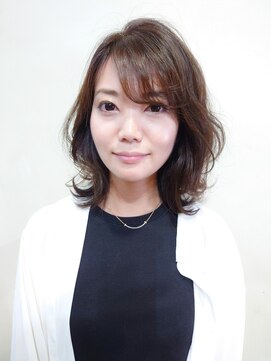 アロマ ヘアルーム 池袋店(AROMA hair room) 大人ガーリーチョコレートプリカールくびれミディ/池袋/池袋西口