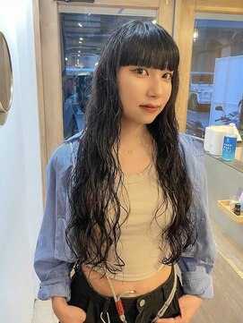 ルアウハク 梅田(LUAU Haku) ・long spiral nuance Perm・【Haku/梅田/タクノ】