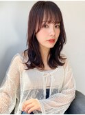 【桑尾幸奈】10代20代30代◎/小顔前髪＆顔周り/大人ガーリー