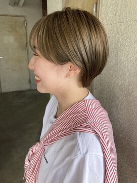 ガーデンヨコハマ(GARDEN YOKOHAMA) シアーメルティカラーオリーブ似合わせカットマッシュショート