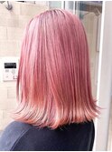 外ハネボブ♪ピンクカラー
