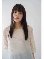 シェル 立川(shell)&nbsp;くびレイヤーエモージュ前髪ピンクベージュワンカール【立川】