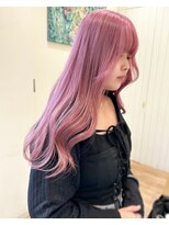 モリオフロムロンドン 大宮店(morio from London) 【morio坪井】ケアブリーチ ×ピンク