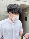 ツイストスパイラル 波巻きパーマ 縦落ち ツイスパ マッシュ