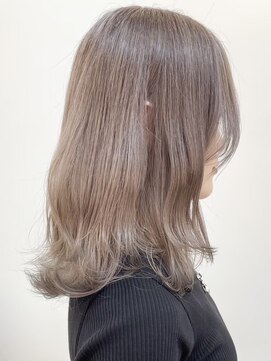 ツキ 横浜店(tuki) ミルクティーベージュダブルカラーインナーカラーケアブリーチ