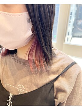 ネオリーブギンザ 銀座店(Neolive GINZA) ピンクイヤリングカラー 【銀座】福田