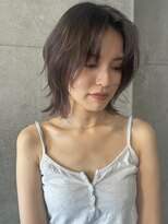 ナループロア ルームー(Nalu pu loa ROOMOO)&nbsp;ミディアムレイヤー/レイヤーカット/ナチュラルブラウンカラー