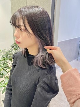 ゴウトゥデイシェアサロン 町田店(GO TODAY SHAiRE SALON) 色落ちまで楽しめるラベンダーカラー♪