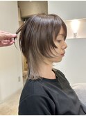 ウルフカットレイヤーカットインナーカラーウルフブリーチ