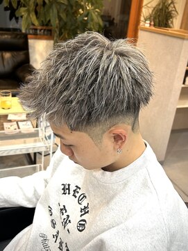 縁 ハナレ(en 870) ジェットモヒカン　シルバーメッシュ