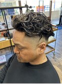 極道風メッシュパーマ