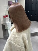 ベレーザ 渋谷(BELEZA)&nbsp;11381ミルクティーベージュ髪質改善ストレートマロンベージュ