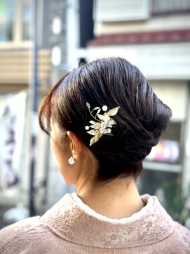 ルナ 大船店(LUNA) 肩ボブ着物ヘア