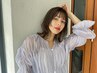  【ブリーチ無しで可愛い艶色へ】ブリーチなしダブルカラー＋カット+髪質改善