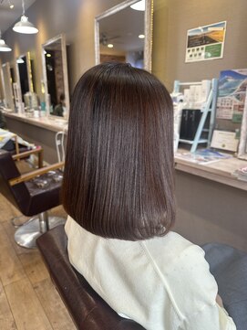 ヘアーメイクロージー 八軒店 (HAIR MAKE ROSY) カットカラー白髪染め白髪ぼかしハイライトメッシュリタッチ八軒