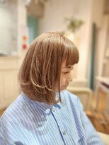 ミラシィ 成田(Mirashy)&nbsp;ハイライトカラーミルクティーベージュレイヤーカット