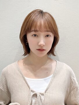ロンド レグリーズ 立川(Lond leglise) ミニウルフレイヤーカット顔周り前髪韓国ショートボブ/立川