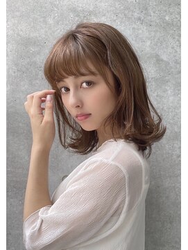 ユアーズヘア 新宿WEST(youres hair) ふんわり大人かわいいミディアムヘア♪