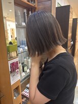 プランタンアヴェダ(printemps AVEDA)&nbsp;グレージュ×ミニボブ