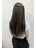 縮毛半額【高品質ロイヤルレミーシール50cm】＋うるツヤ縮毛矯正