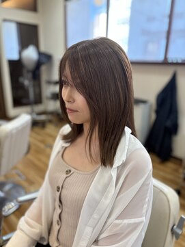 ココカラヘアー プラス(cococara‐hair plus) ブリーチ1回グレージュカラー