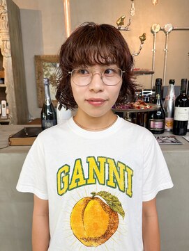 ステップボーンカットオオサカ(STEP BONE CUT OSAKA Via TICK-TOCK) 【ステップボーンカット】ラフボブパーマ