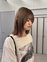 ローレンアオ(LOREN AO)&nbsp;【LOREN AO】ミルクティーベージュ/ブリーチ/ぷつっとカット