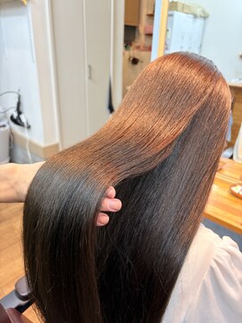 アン ブリーチ(UN BLEACH) ダブルカラー×髪質改善トリートメント【高木】