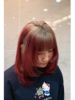 ハリス(Harris)&nbsp;シルバー×ピンク　個性派ルーツカラー