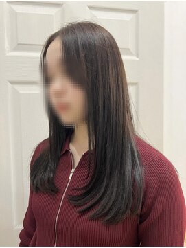 ロエネ(LOENE) マロンブラウン×結べる長さのレイヤー