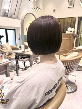 ロンド レグリーズ 立川(Lond leglise) ミニボブレイヤー/レイヤーカット/ウォームベージュ/顔周り/立川