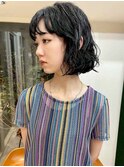 イメチェン/ボブ/ウェーブパーマ/前髪/表参道/原宿