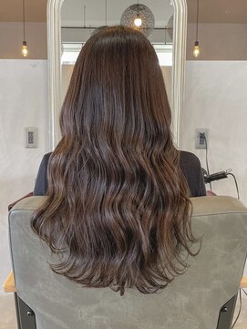 シェル 津山の手店(shel) 艶カラー/ブリーチなしカラー/ブラウンベージュ/春カラー